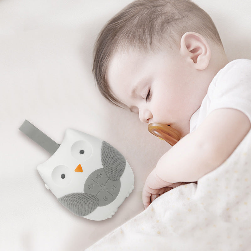 Baby Carriage Pendant Owl Soothing Music Box