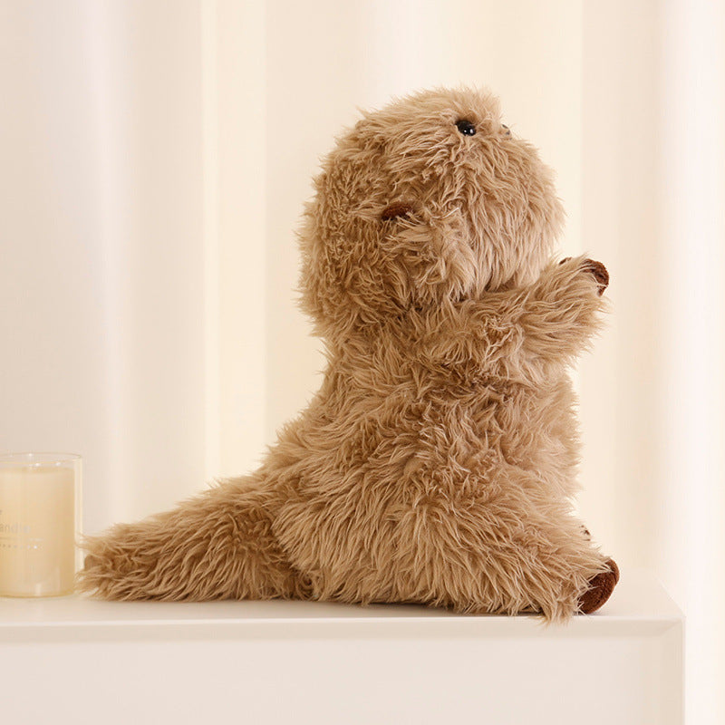 Cute Seel Doll Plush Toys Soothing Pillow Ragdoll