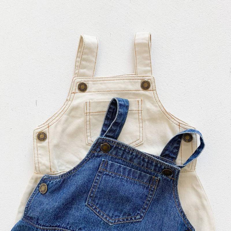 Bib Shorts All-match Korean Western Style Denim Jumpsuit
