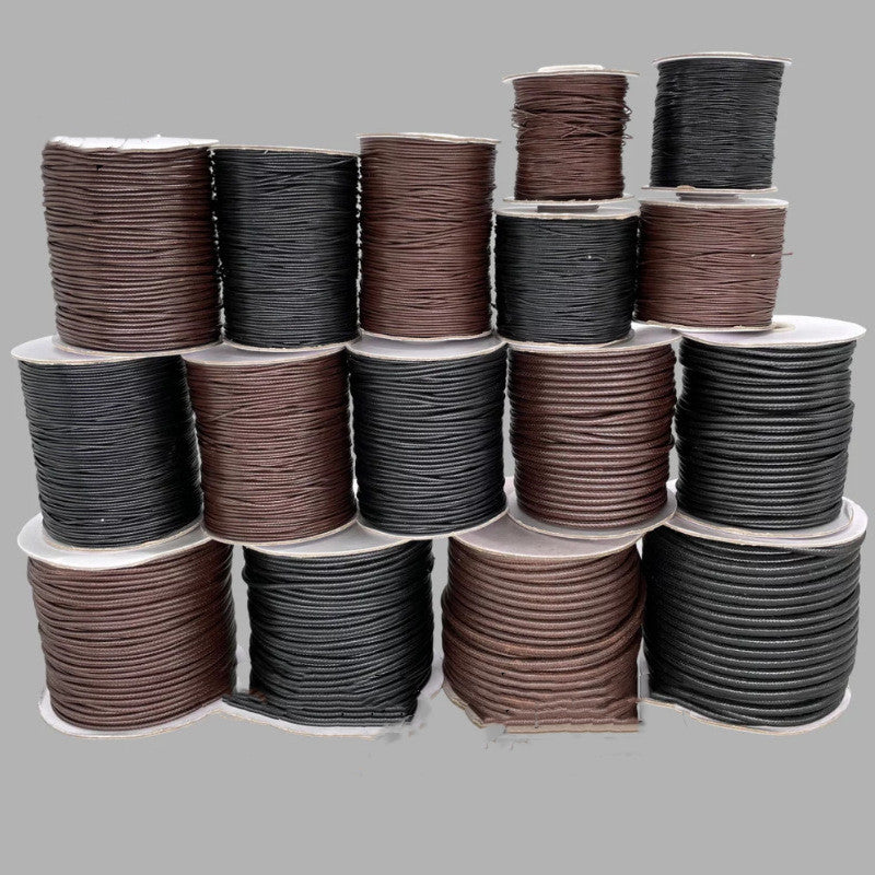 Waxed Thread Environmental Protection Wax Rope Multi-color Hand-woven Wax Rope Necklace Rope Bracelet