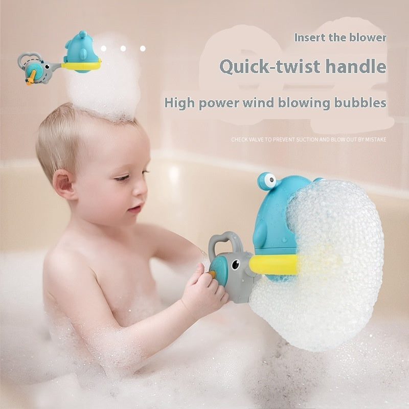 Bubble Blowing Machine Shark Bathroom Bath Toys