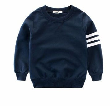 Jersey de cuello redondo y manga larga para niño