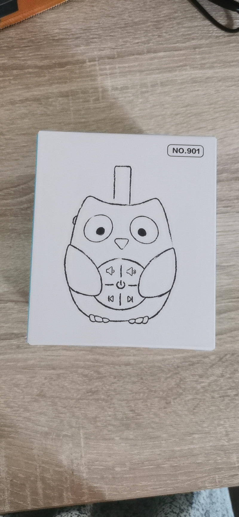 Baby Carriage Pendant Owl Soothing Music Box