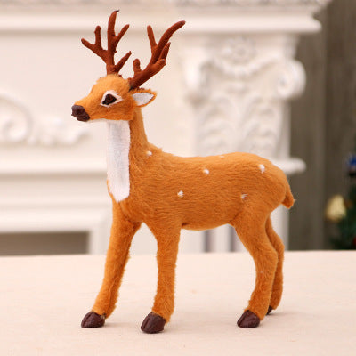 Peluche de cerf de Noël