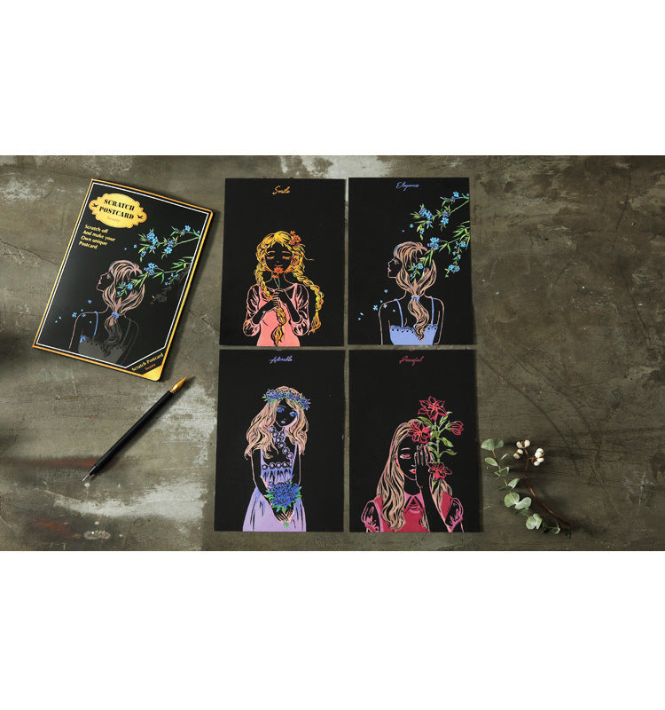 Scratch painting set creative birthday gift