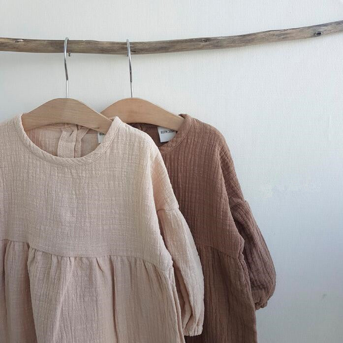Lantern long sleeve princess dress