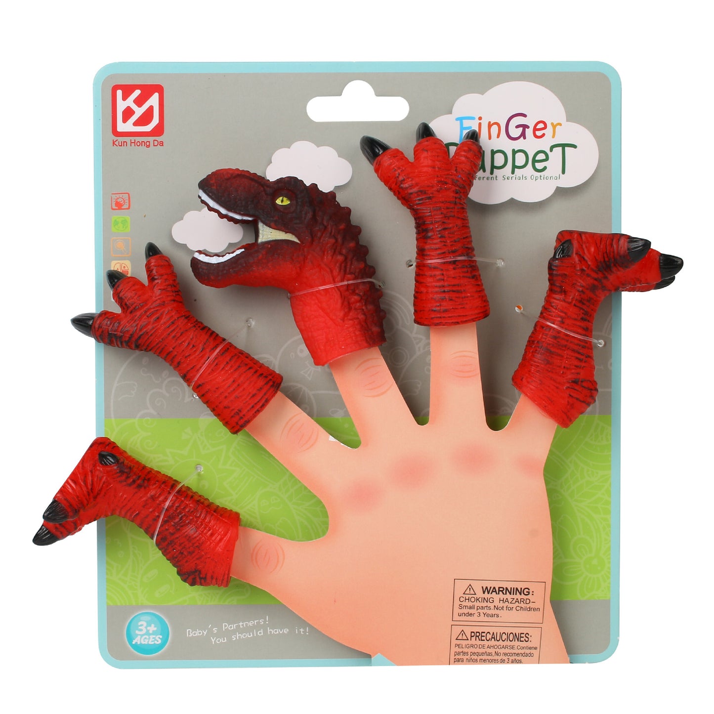 Children's Finger Dinosaur Doll Tyrannosaurus Model
