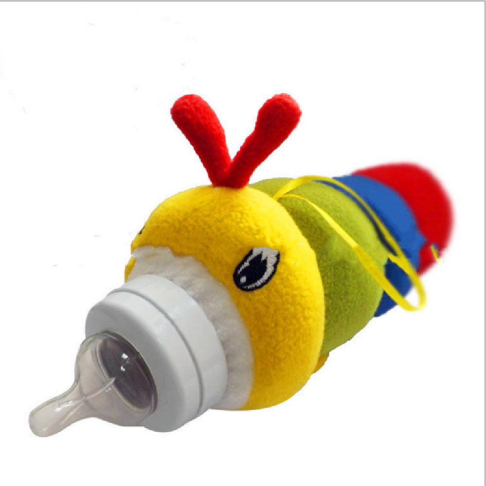 Funda de peluche para biberón, modelo animal, pato, madre, bebé, producto para conservar el calor, artefacto de alimentación.