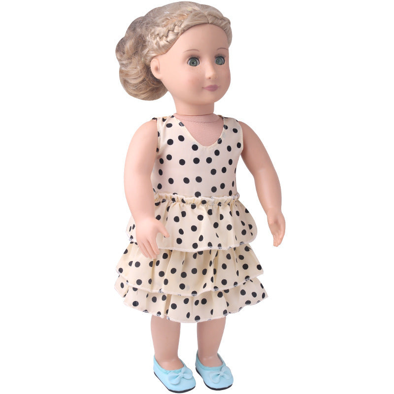 18 Inch American Girl Doll Dress American Girl Summer Sleeveless Cake Dress