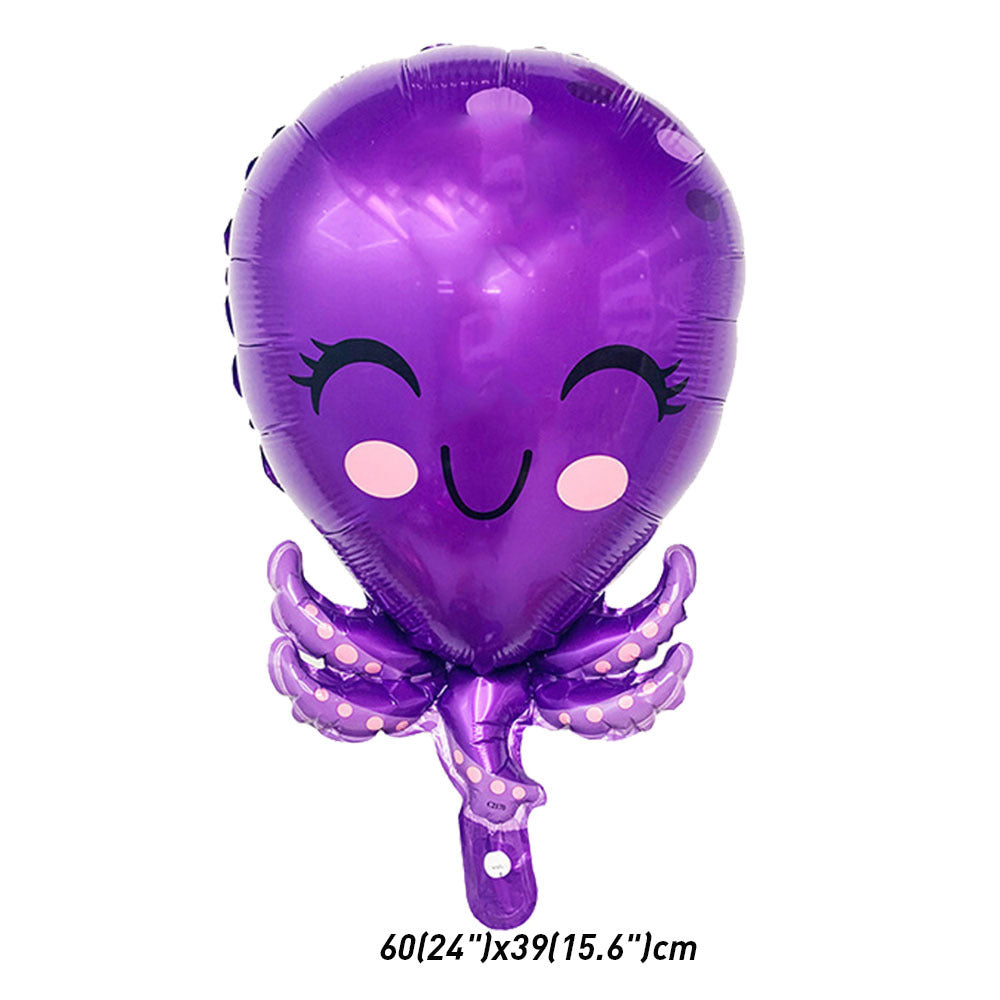 Underwater World Theme Balloon Set Octopus