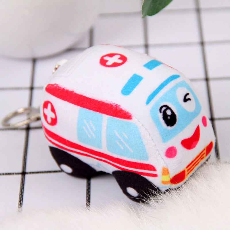 Children's Cognitive Simulation Toy Car Plush Doll