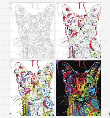 40*50cm DIY Oil Painting Home Decoration Painting