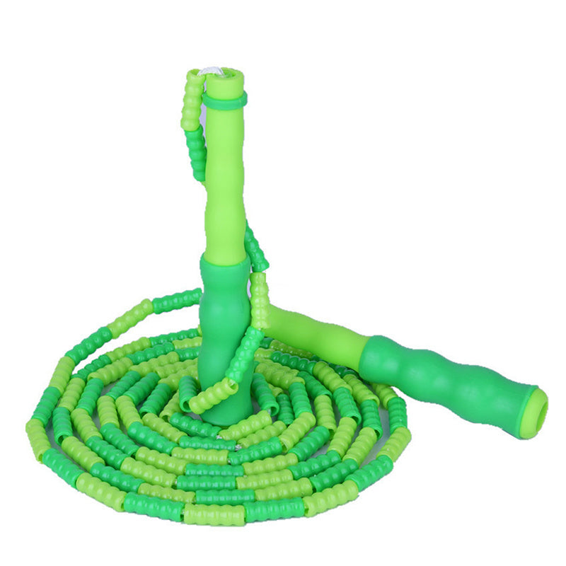 Children's Rope Skipping With Bamboo Knots And Soft Beads