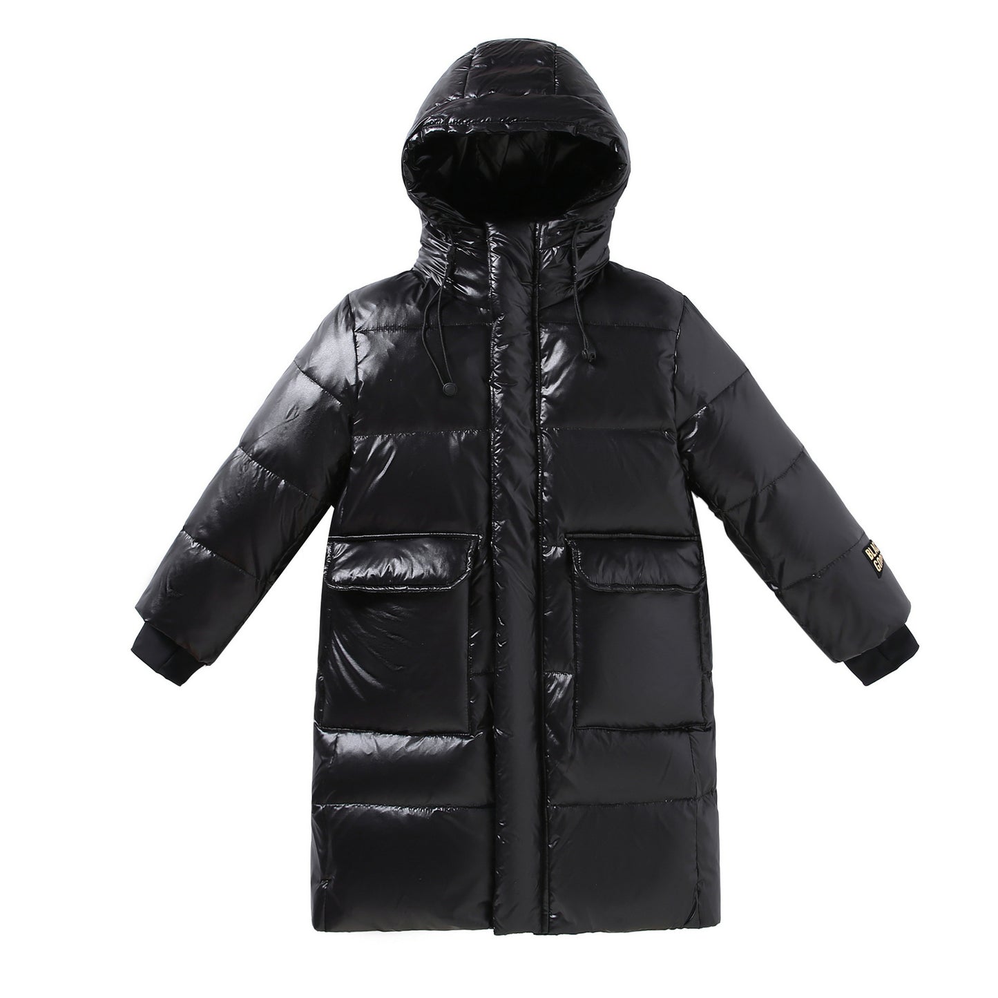 Down Jacket Boy's Long Overfashionable Knee Western Style