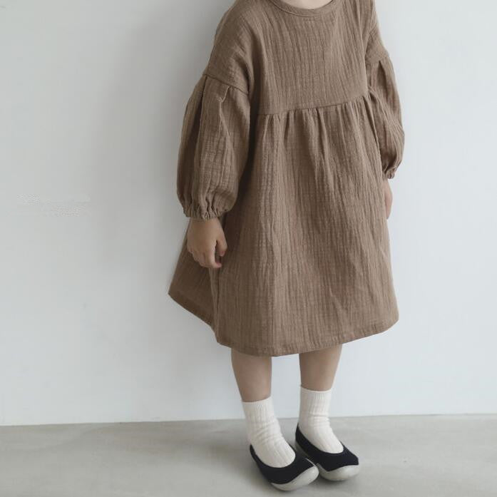 Lantern long sleeve princess dress