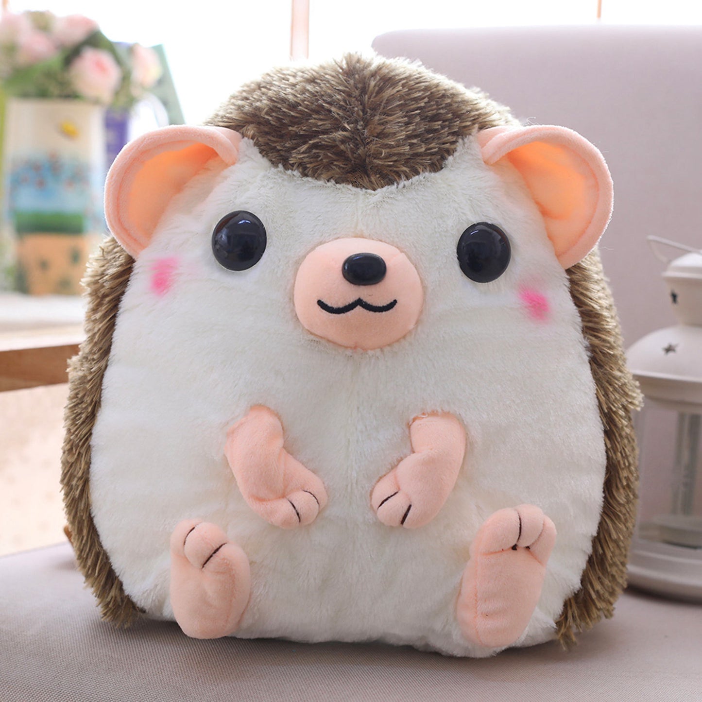 New Cute Cartoon Hedgehog Schoolbag Student Plush Toy