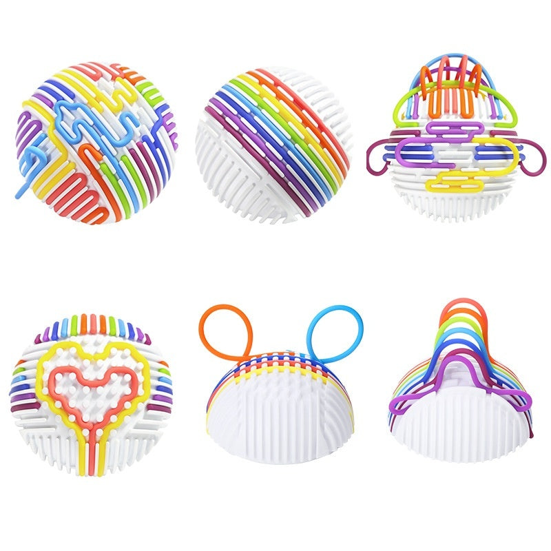 Sensory Activity Ball Puzzle Decompression Anxiety Training Silicone Toy