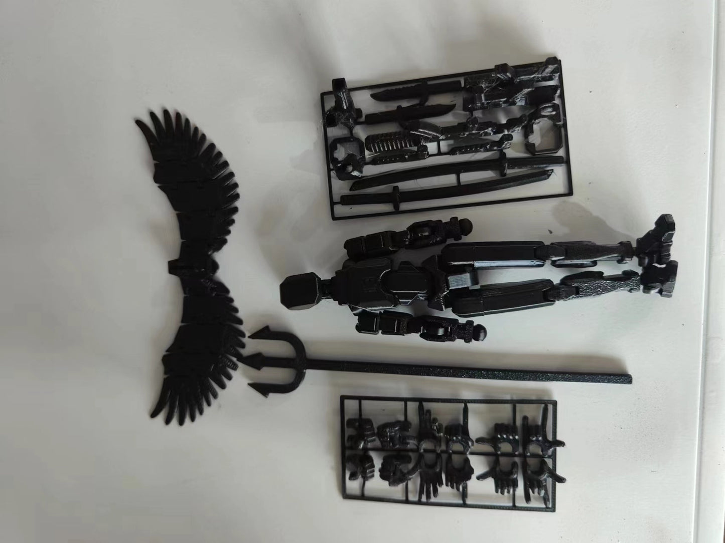 Lucky Puppet Joint Movable 3D Printing Doll Angel Toy