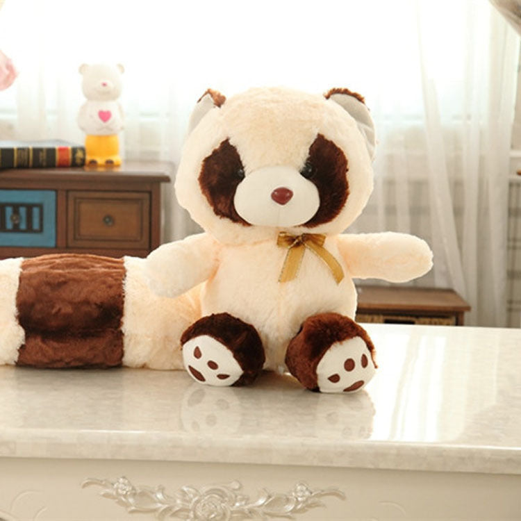 Long tail raccoon plush toy