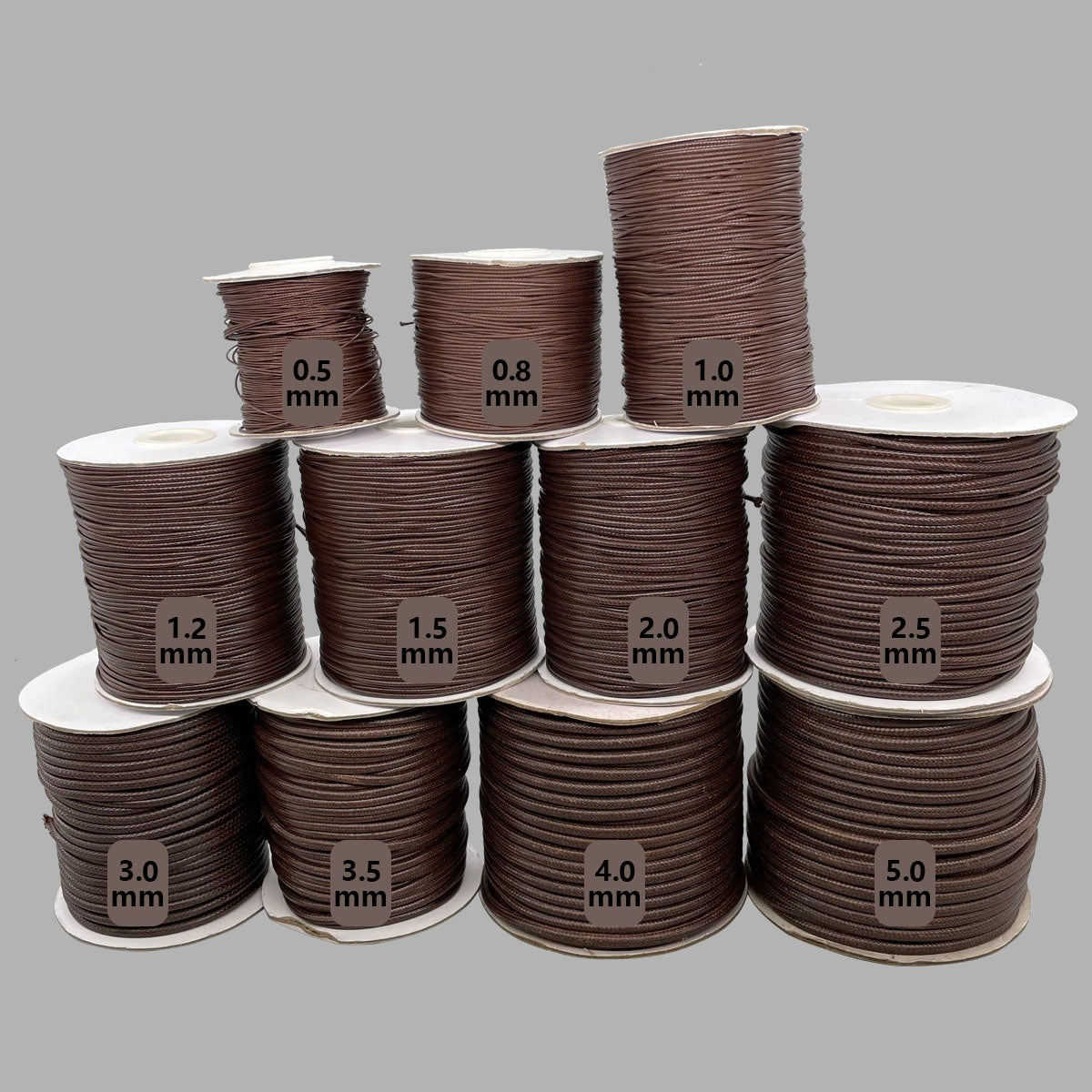 Waxed Thread Environmental Protection Wax Rope Multi-color Hand-woven Wax Rope Necklace Rope Bracelet