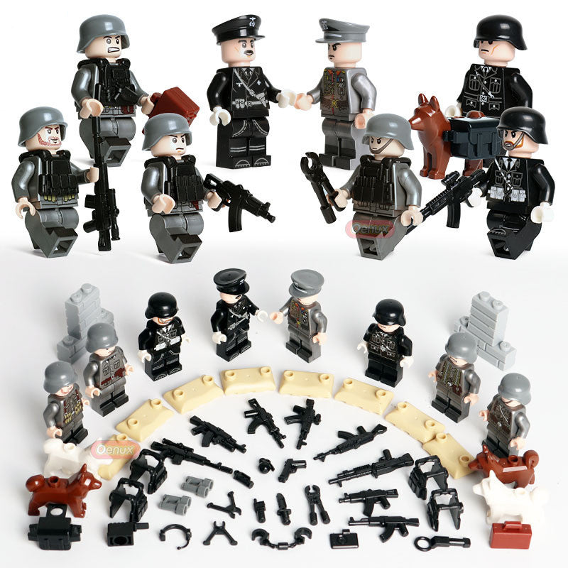 Military Minifigure Small Particle Building Block Toy
