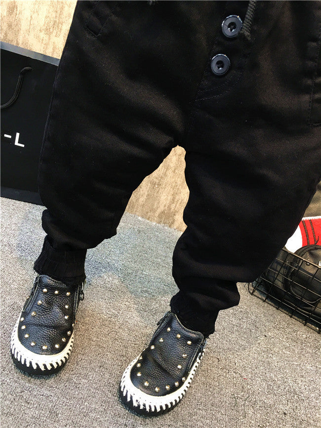 Jean pour enfant doublé en velours pour une personnalité affirmée