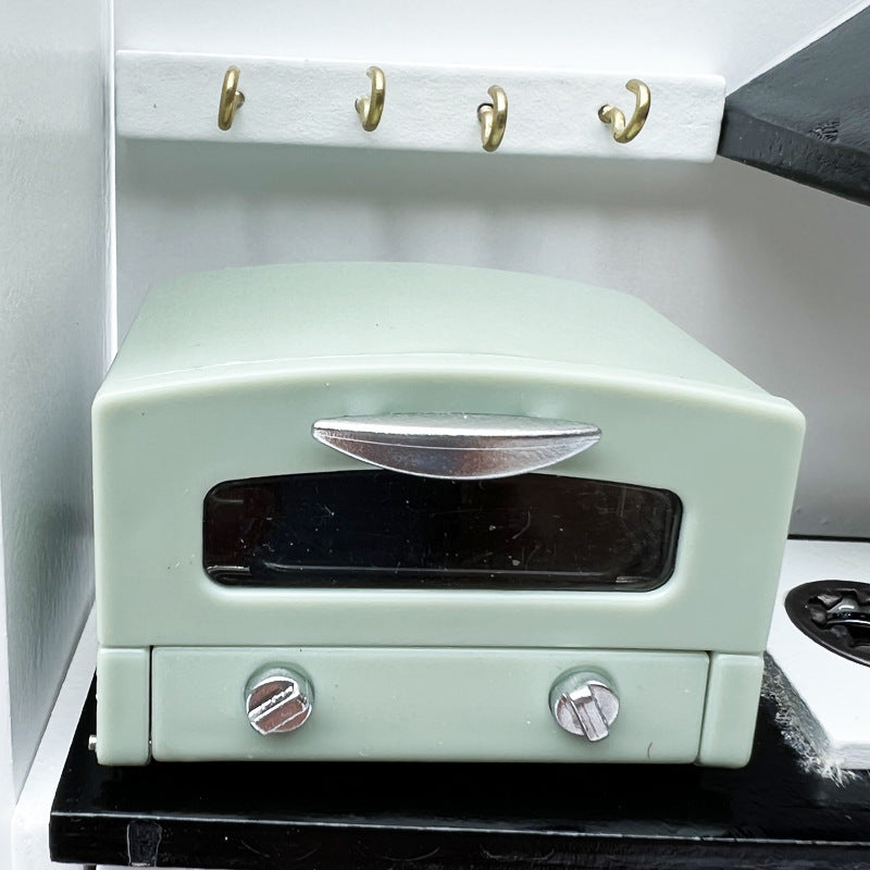 112 Dollhouse Mini Model Miniature Three-color Oven Coffee Machine