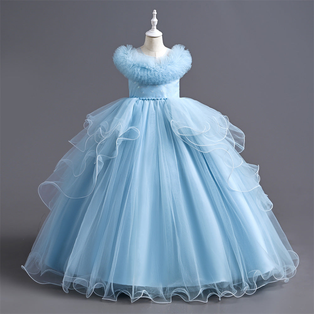 Girls Fashion Casual Princess Dress Western Style