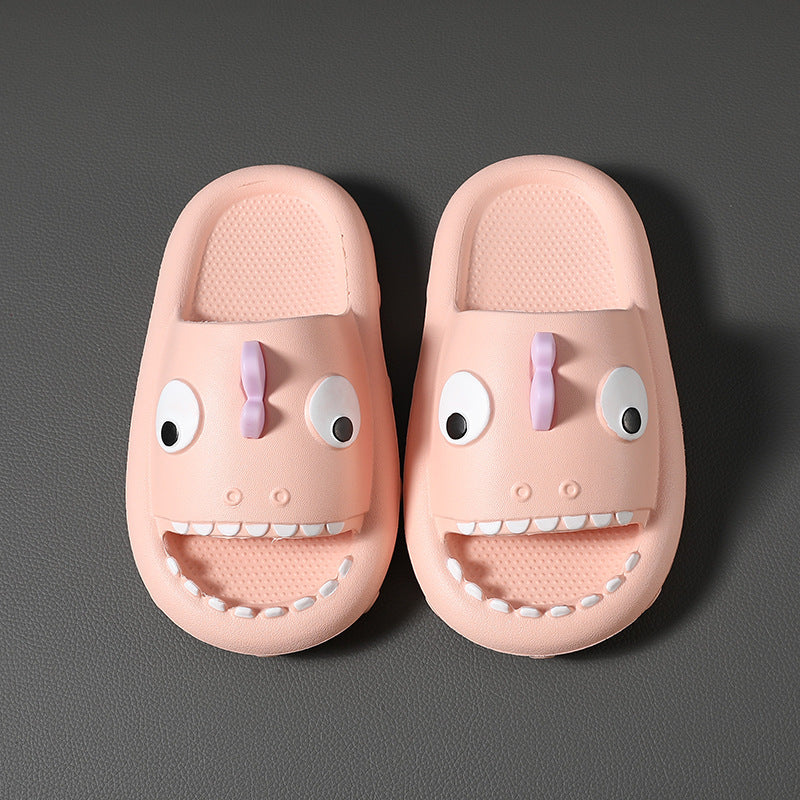 Pantuflas de tiburón para niños pequeños, niños y niñas, antideslizantes, para la ducha