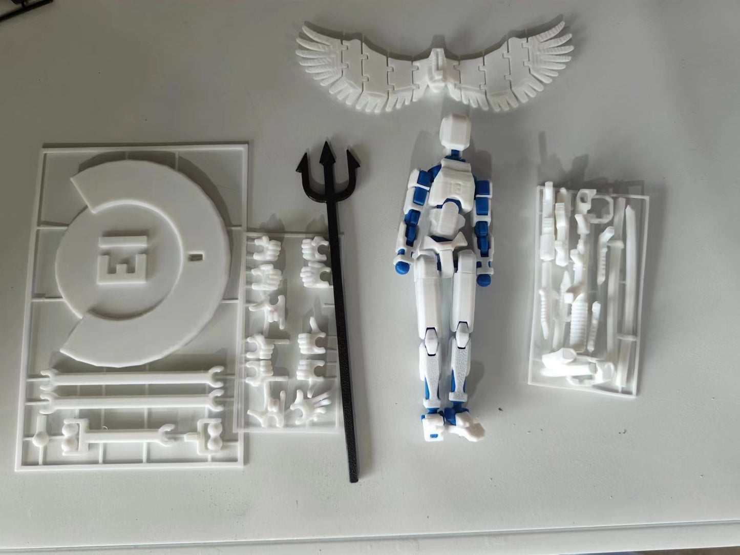 Lucky Puppet Joint Movable 3D Printing Doll Angel Toy