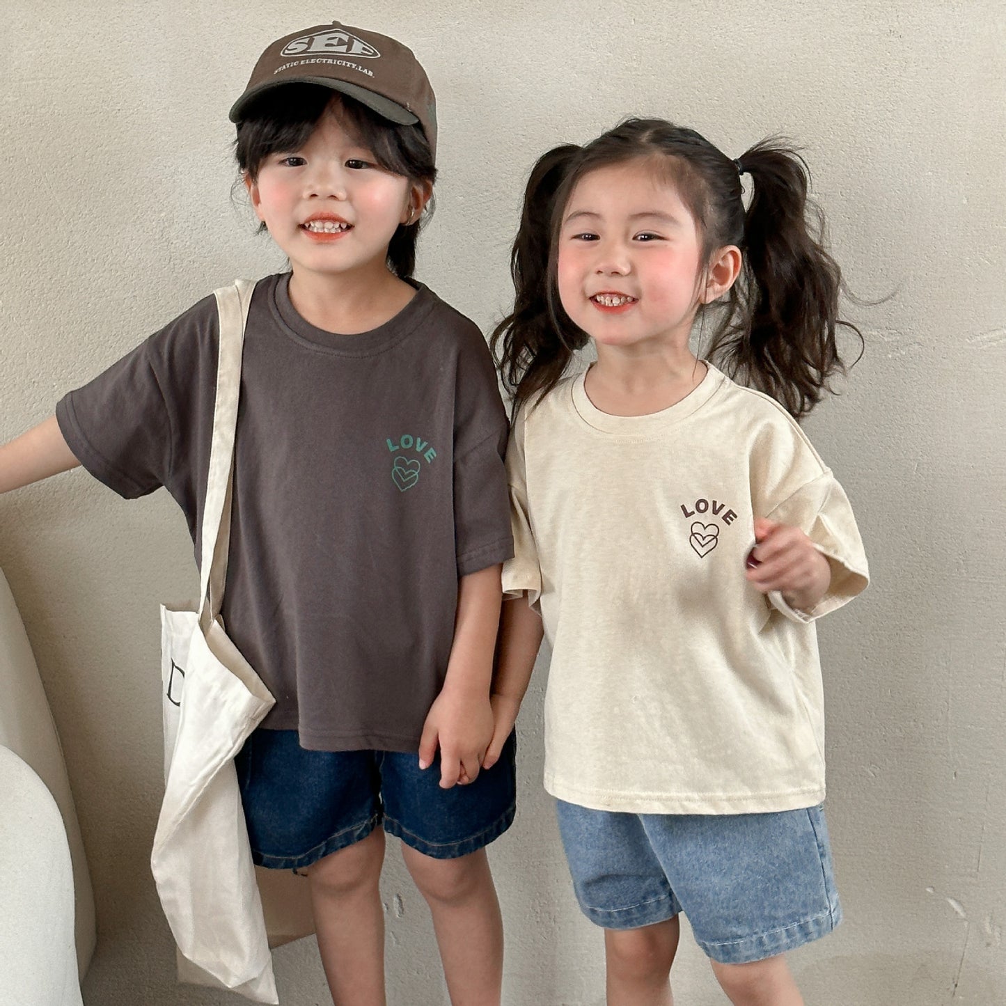 Children's Short-sleeved T-shirt Girls' Cotton Summer