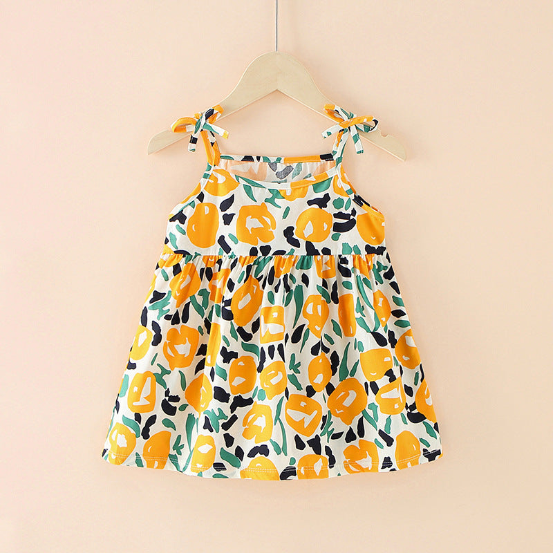Children's Ins Style Princess Suspender Dress