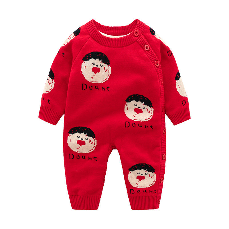 Ropa para bebés recién nacidos Ropa para gatear para bebés Arnés para bebés engrosado