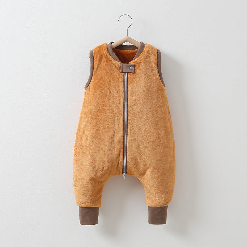 Baby Autumn And Winter Flannel Warm Sleeping Bag