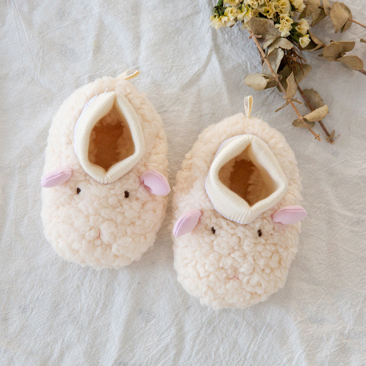 Thick Lamb Wool Baby Shoes And Socks
