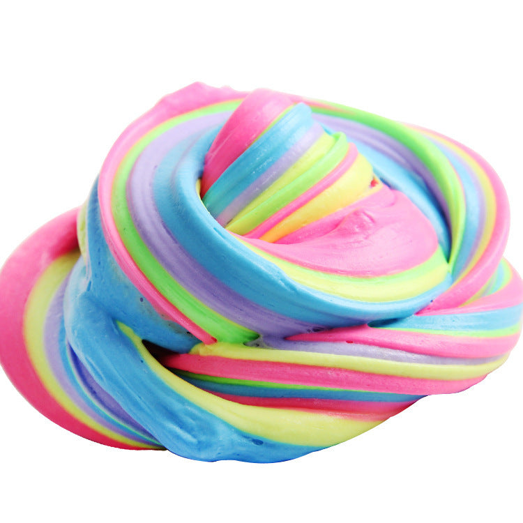Cotton PUFF SLIME DIY slime mud clay mud stabby decompression vent toys factory outlet
