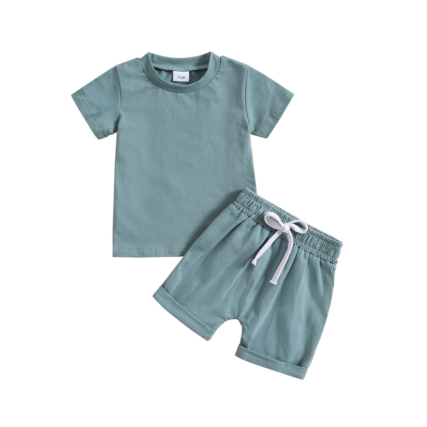 Ropa para niños Pantalones cortos deportivos de manga corta para niños y niñas