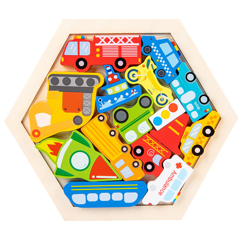 Children's Animal Fruit Creative Three-dimensional Puzzle Puzzle Educational Toys
