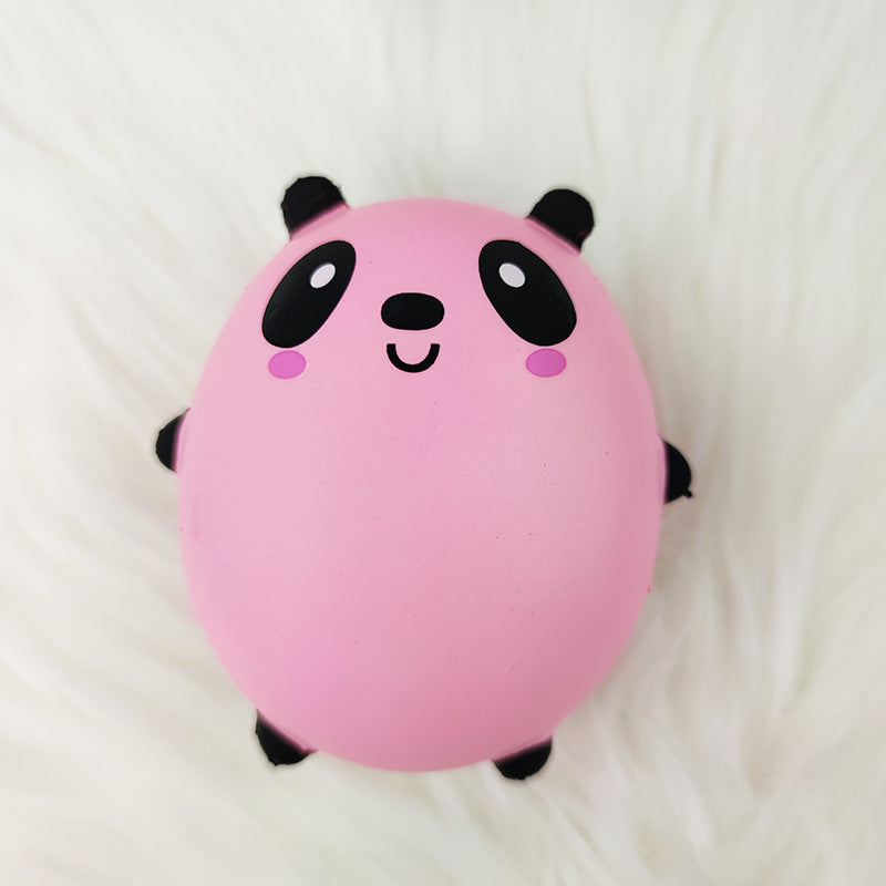 Soft and slow rebound decompression toy