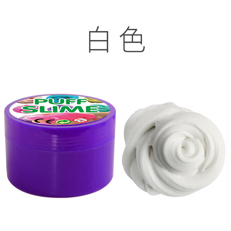 Cotton PUFF SLIME DIY slime mud clay mud stabby decompression vent toys factory outlet