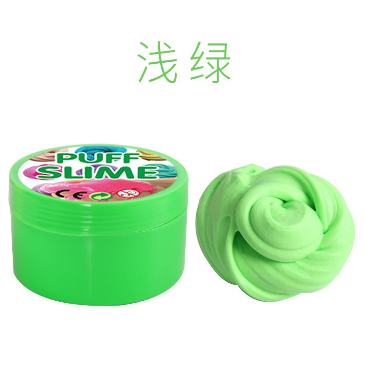 Cotton PUFF SLIME DIY slime mud clay mud stabby decompression vent toys factory outlet