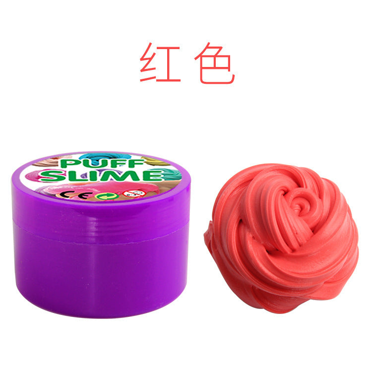 Cotton PUFF SLIME DIY slime mud clay mud stabby decompression vent toys factory outlet