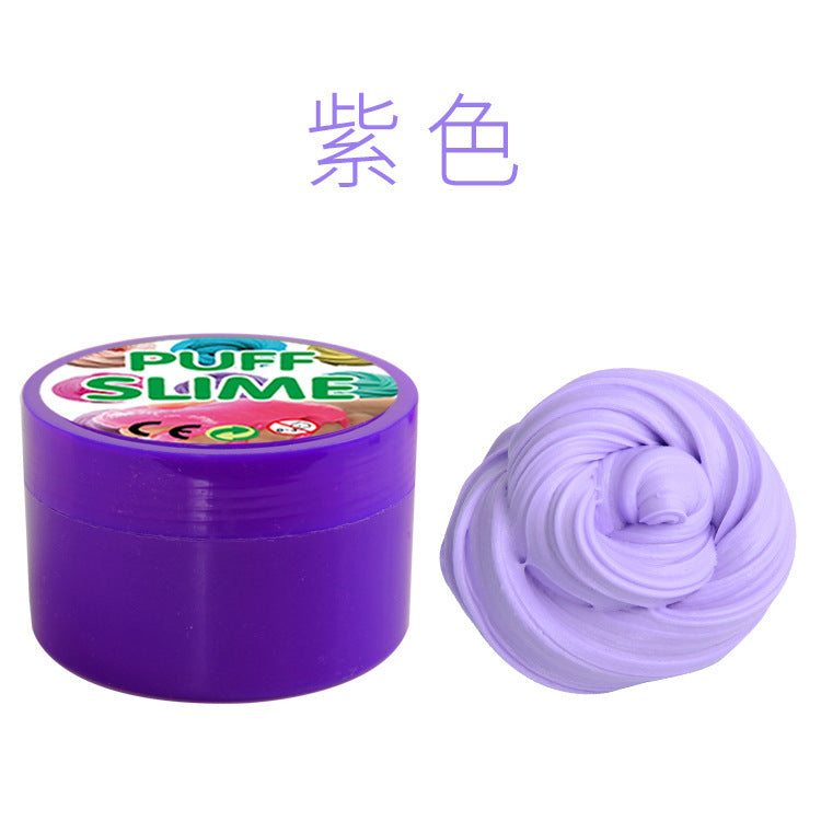 Cotton PUFF SLIME DIY slime mud clay mud stabby decompression vent toys factory outlet