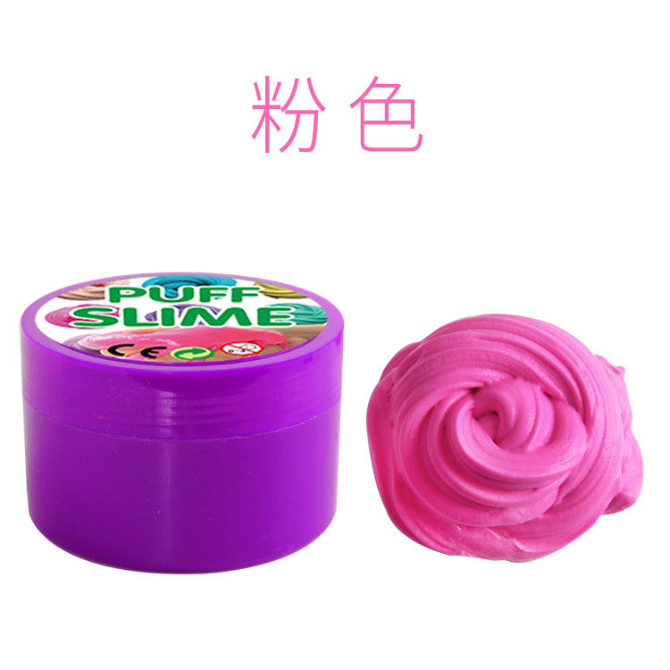 Cotton PUFF SLIME DIY slime mud clay mud stabby decompression vent toys factory outlet