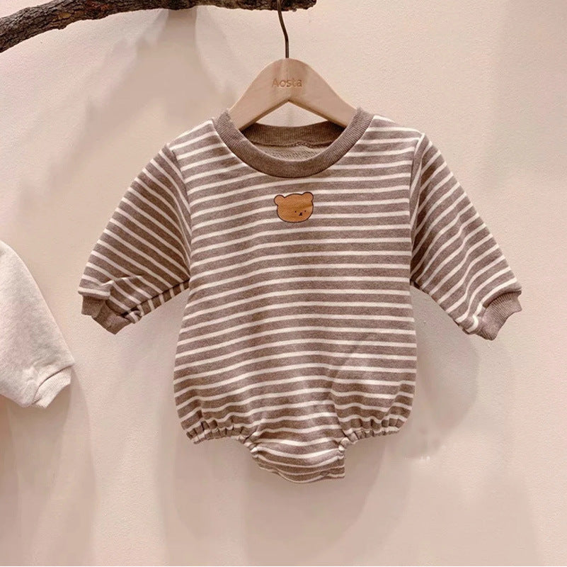 Baby cute poached egg one-piece suit
