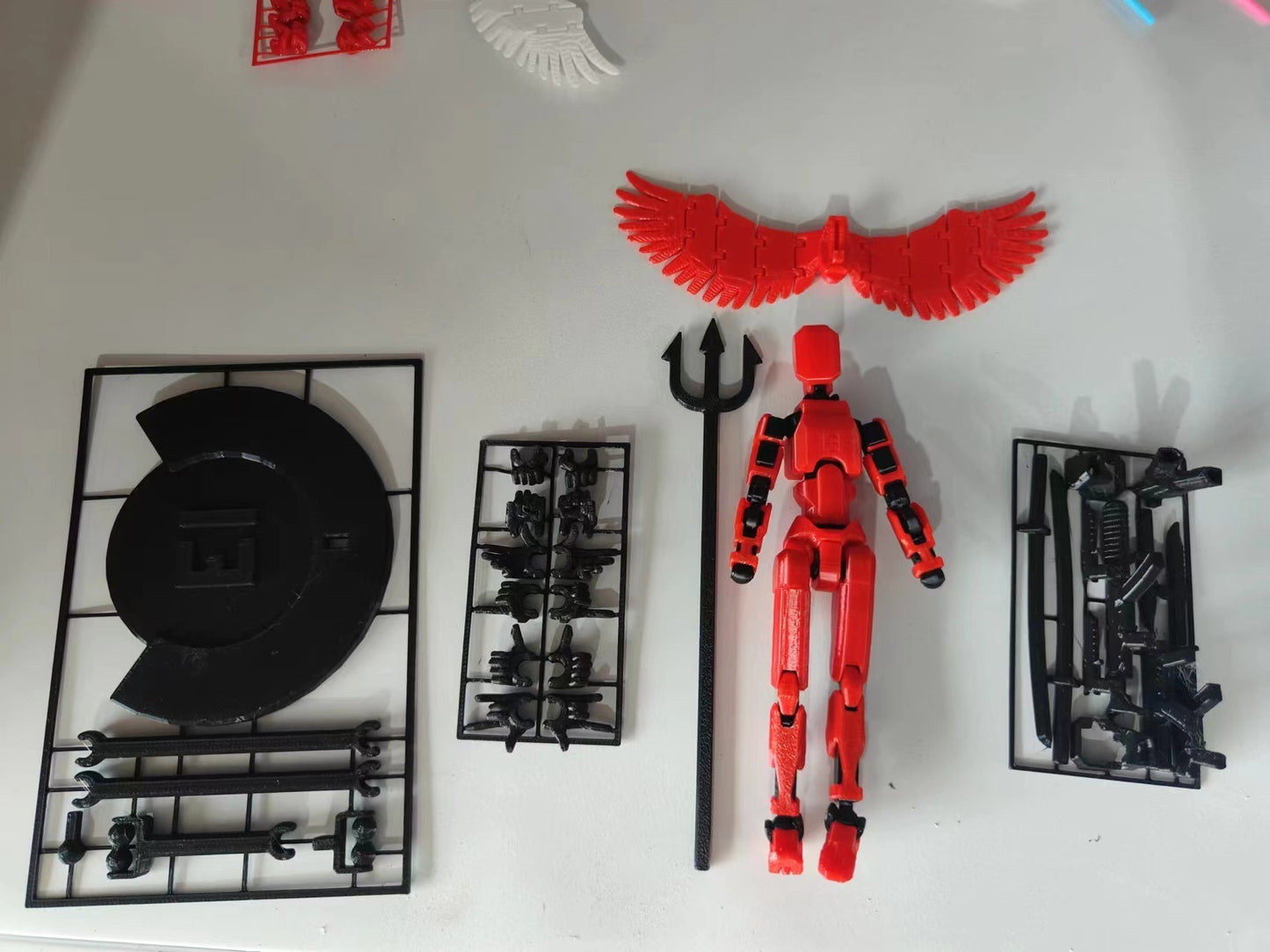 Lucky Puppet Joint Movable 3D Printing Doll Angel Toy