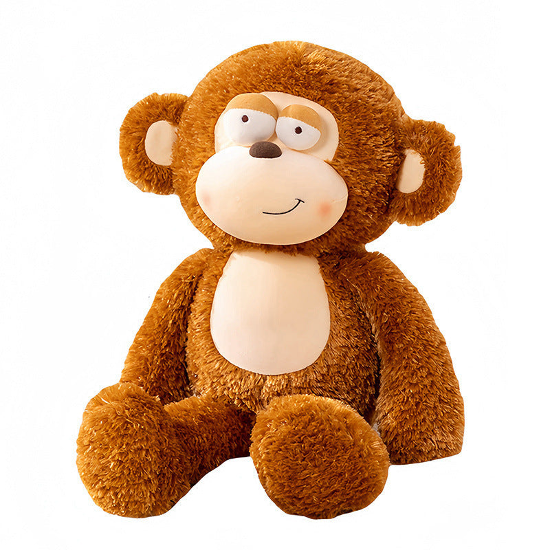 Poupée en peluche de singe de dessin animé créatif, jouet en peluche