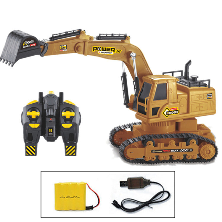 Alloy Remote Control Wireless Engineering Vehicle Model