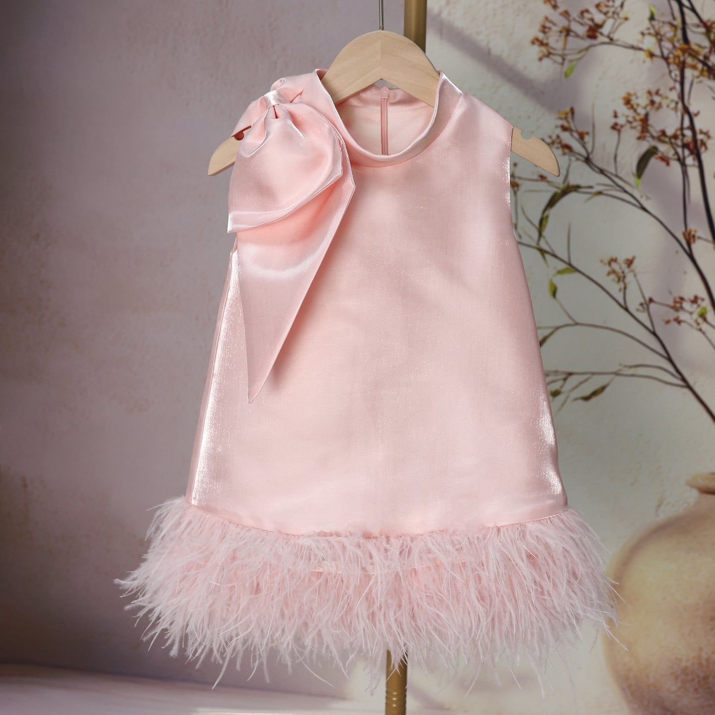 Summer New Patchwork Mesh Girls' Dress