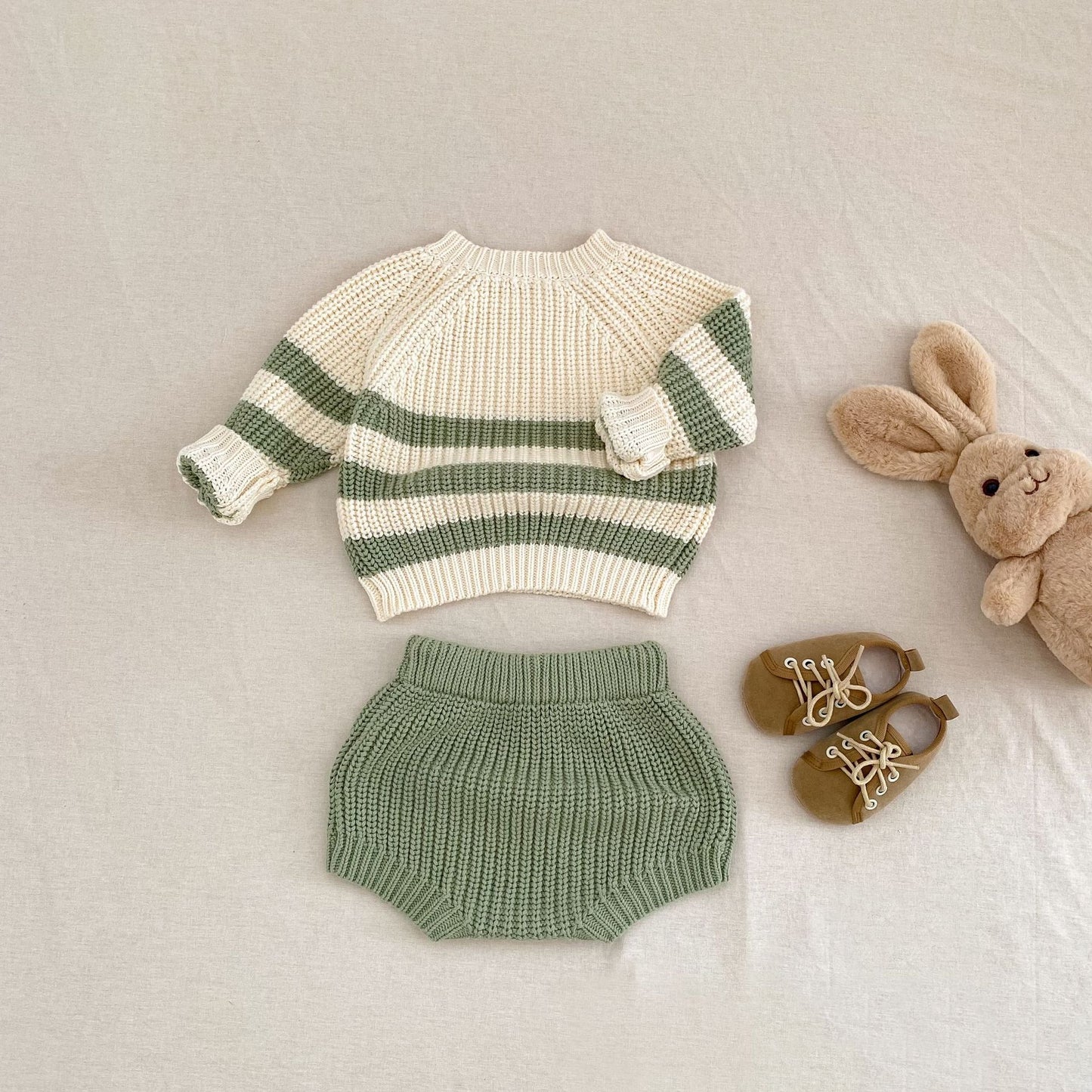 Baby Boys And Girls Autumn New Tops Pants Suit